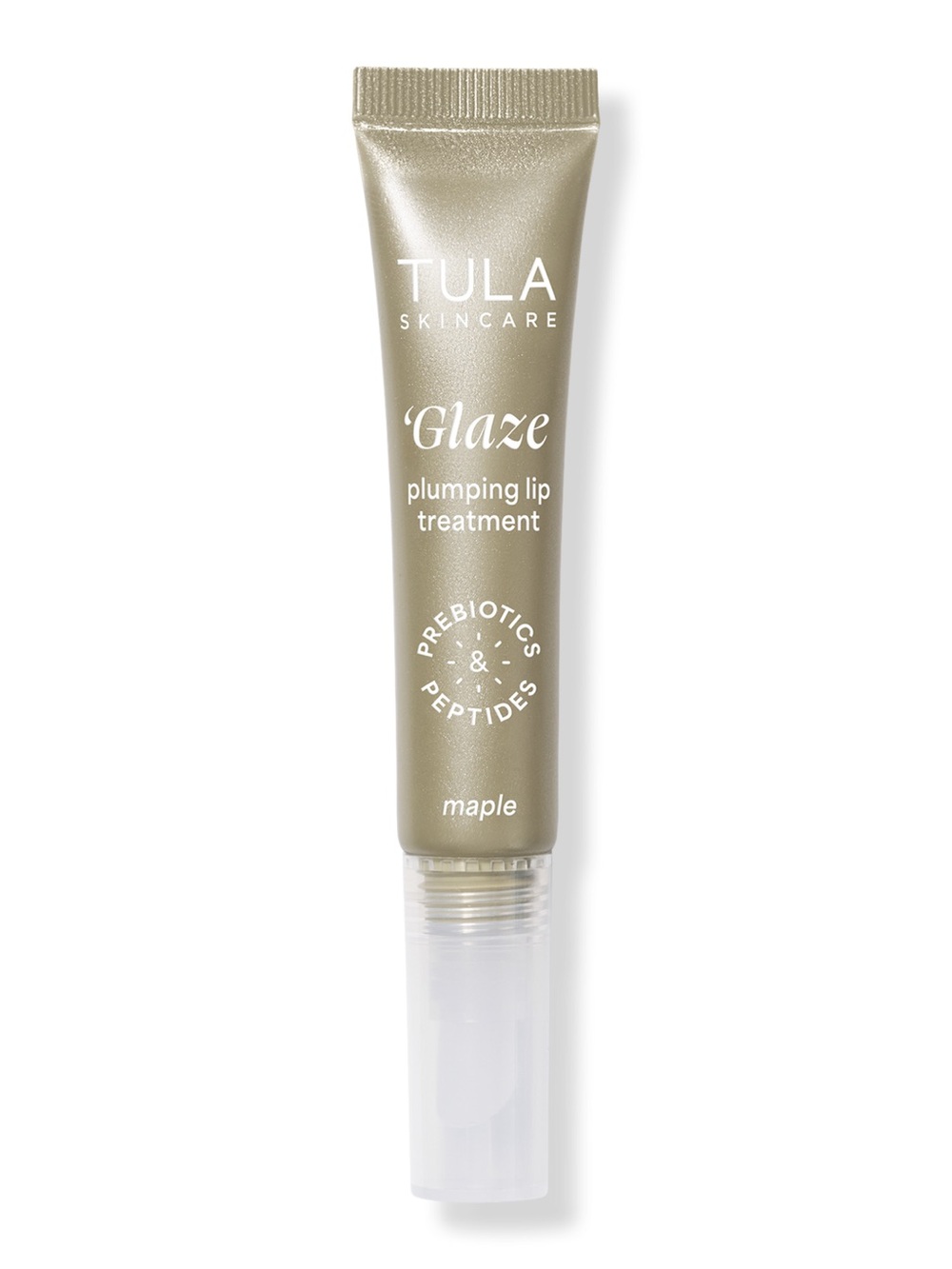 (In unopened, original box) Tula ‘Glaze Pumping Lip Treatment, Maple